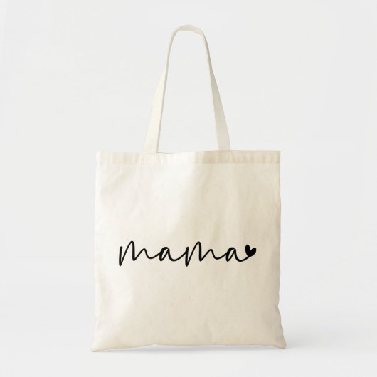Persoonlijke tas voor meisjes met de naam 'mom' (Voorkant)