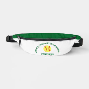 Persoonlijke tas voor softbalspeler op de middelba