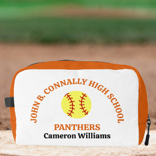 Persoonlijke tas voor softbalspeler op Orange High