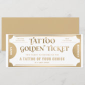 Persoonlijke Tattoo Cadeaubon Sjabloon Kaart (Voorkant / Achterkant)