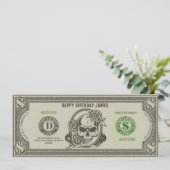 Persoonlijke Tattoo Ticket Cadeaubon Kaart (Staand voorkant)