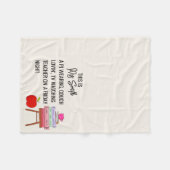 Persoonlijke 'Teacher Friday Night' fleece deken (Voorkant (Horizontaal))