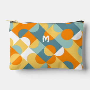 Persoonlijke Teal Blauwe Groene Oranje Midcentury Etui