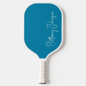 Persoonlijke Teal Pickleball Paddle (Achterkant)