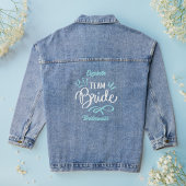 Persoonlijke "Team Bruid" Bruidsmeisje Denim Jacket