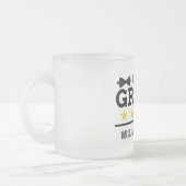 Persoonlijke Team Bruidegom Getuige  Matglas Koffiemok (Links)