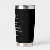 Persoonlijke Team Definitie Beste Team Ooit Geïsoleerde Drinkbeker (Links)