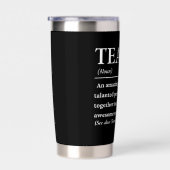 Persoonlijke Team Definitie Beste Team Ooit Geïsoleerde Drinkbeker (Rechts)