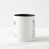Persoonlijke Team Definitie Koffie Mok (Midden)