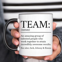 Persoonlijke Team Definitie Koffie