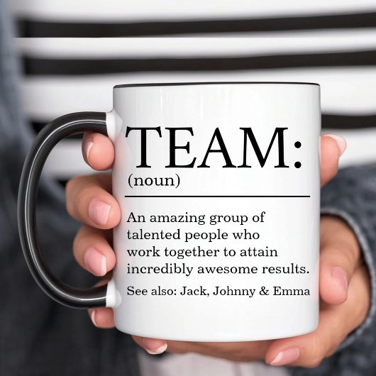 Persoonlijke Team Definitie Koffie Mok