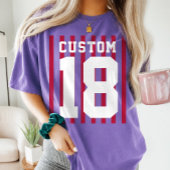 Persoonlijke Teamgeest Naam Nummer T-shirt