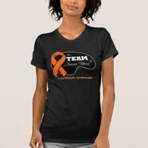 Persoonlijke teamnaam - Leukemie T-shirt