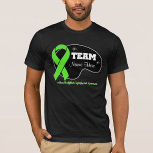 Persoonlijke teamnaam - Non-Hodgkin-lymfoom T-shirt