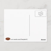 Persoonlijke Teamnaam Voetbal Postkaarten (Achterkant)