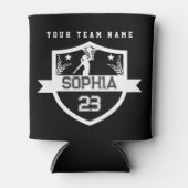 Persoonlijke Teamsporten - Softbal Blikjeskoeler (Voorkant)