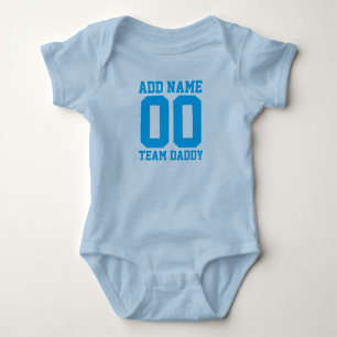 Persoonlijke teamvader met nummer romper