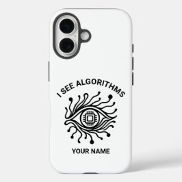 Persoonlijke Tech iPhone Hoes met Aangepaste Tekst