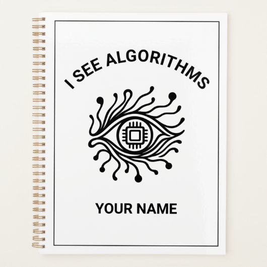 Persoonlijke Tech Planner met Aangepaste Tekst (Voorkant)