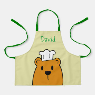 Persoonlijke Teddy Bear Apron voor kinderen Schort