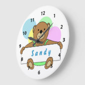 Persoonlijke Teddy Bear Clocks Grote Klok (Hoek)