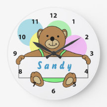 Persoonlijke Teddy Bear Clocks