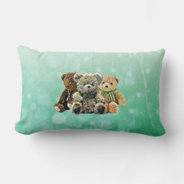 Persoonlijke teddybeer babyjongen nursery kussen