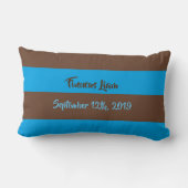 Persoonlijke teddybeer babyspeelgoed jongens nurse kussen (Achterkant)