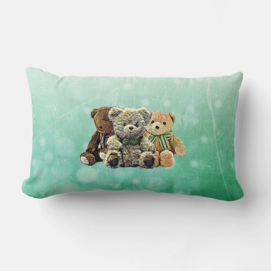 Persoonlijke teddybeer babyspeelgoed jongens nurse kussen (Voorkant)