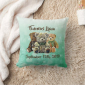 Persoonlijke Teddybeer Jongens Babykamer Kussen (Deken)