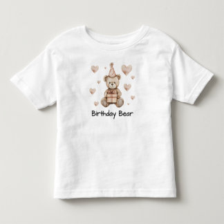 Persoonlijke teddybeer verjaardagsbeer baby T-shir Kinder Shirts