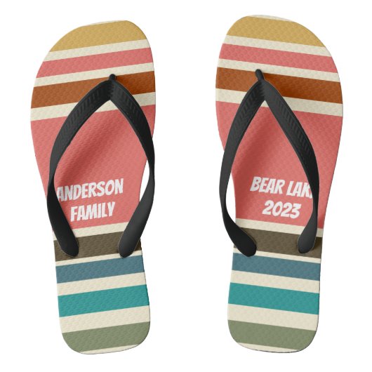 Persoonlijke Teenslippers Miami Sherbet Collectie (Voetbed)