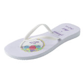 Persoonlijke Teenslippers van de Bridal van de Dra (Schuin)