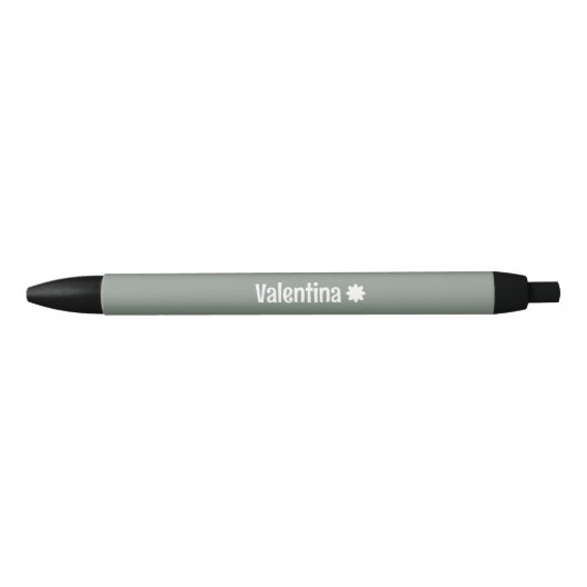 Persoonlijke tekst aangepaste kleur en icoon pen (Voorkant)