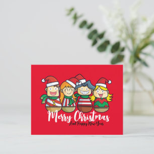 Persoonlijke tekst Goedkeuring kerstfeest Feestdagenkaart