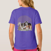 Persoonlijke tekst hondenpak club T-shirt (Achterkant)