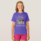 Persoonlijke tekst hondenpak club T-shirt (Voorkant volledig)