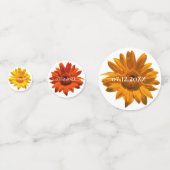 Persoonlijke tekst vet meisjesachtig hippie bloeme confetti (Achterkanten)