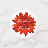 Persoonlijke tekst vet meisjesachtig hippie bloeme confetti (Kleine voorkant)