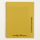 Persoonlijke Tekstplanner Elegant Aangepast Planner (Voorkant)