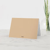 Persoonlijke tekstprint aangepaste Bijbelvers Kaart (Achterkant)