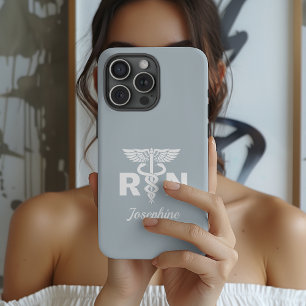 Persoonlijke telefoonhoes verpleegster, cadeau voo iPhone 15 pro case