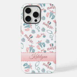 Persoonlijke telefoonhoes voor babyverpleegster iPhone 15 pro max case