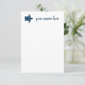 Persoonlijke tellerkaarten bedankkaart (Staand voorkant)