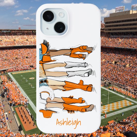 Persoonlijke Tennessee Dames / Oranje Laarzen  Case-Mate iPhone Case