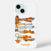 Persoonlijke Tennessee Dames / Oranje Laarzen  Case-Mate iPhone Case (Achterkant)