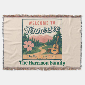 Persoonlijke Tennessee Worpdeken Deken