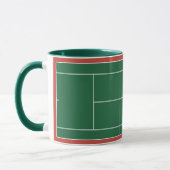 Persoonlijke Tennis Geschenkmok Mok (Links)