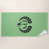 Persoonlijke Tennis Handdoek met Logo (Voorkant)