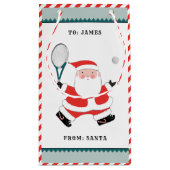 Persoonlijke Tennis Holiday Klein Cadeauzakje (Achterkant)